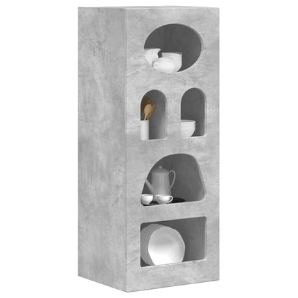 Sideboard ELST Beton Grå 40 x 35 x 100,5 cm Konstrueret træ