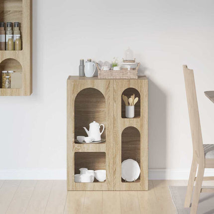 Sideboard ELST Sonoma eg 59 x 35 x 80.5 cm Konstrueret træ