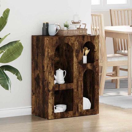 Sideboard ELST Røget eg 59 x 35 x 80.5 cm Konstrueret træ