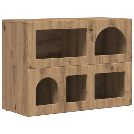 Sideboard ELST Artisan Egetræ 80,5 x 35 x 59 cm Konstrueret træ