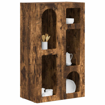 Sideboard ELST Røget eg 59 x 35 x 100,5 cm Konstrueret træ