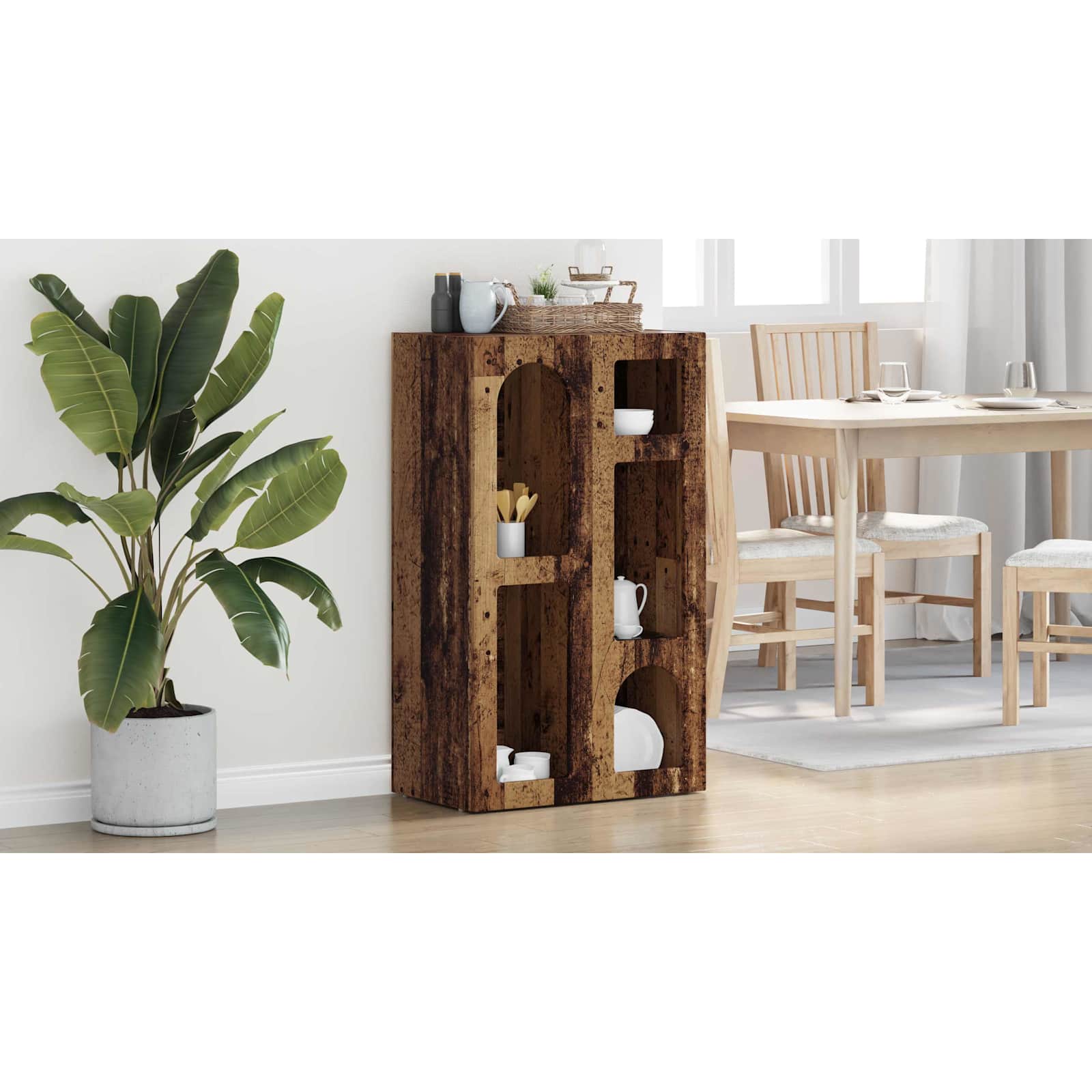 Sideboard Gammelt træ 59 x 35 x 100,5 cm Konstrueret træ