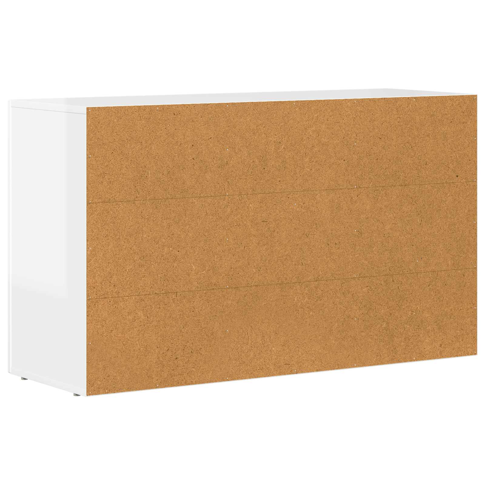 Sideboard Høj gloss hvid 100 x 35 x 59 cm Konstrueret træ