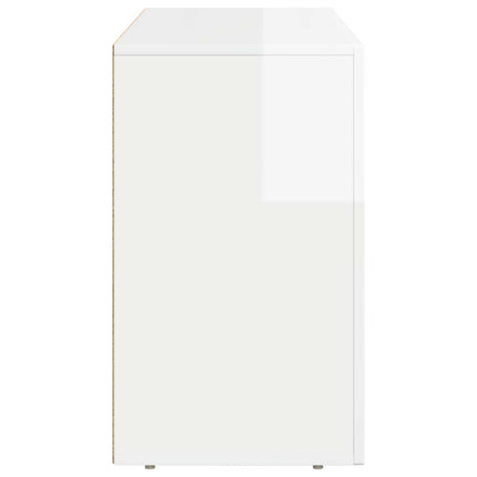 Sideboard ELST Høj gloss hvid 100 x 35 x 59 cm Konstrueret træ