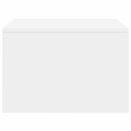 Væghængt skrivebord Hvid Konstrueret træ 60 x 45 x 30 cm