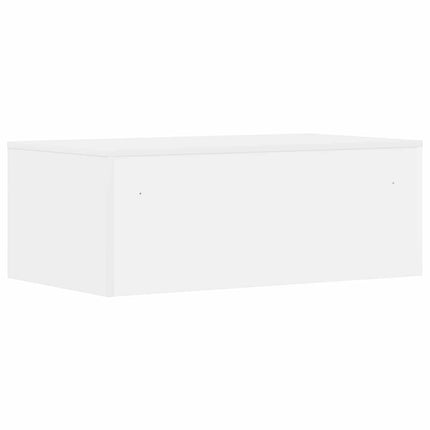 Væghængt skrivebord Hvid Konstrueret træ 80 x 45 x 30 cm