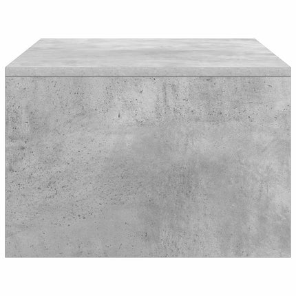 Væghængt skrivebord Beton Grå Konstrueret træ 80 x 45 x 30 cm