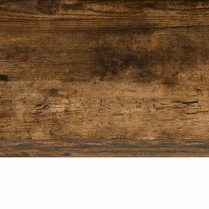 Væghængt skrivebord Røget eg Konstrueret træ 80 x 45 x 30 cm