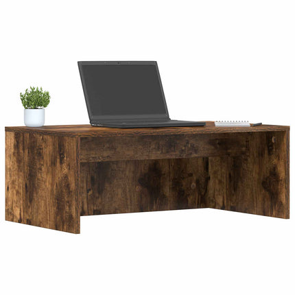 Væghængt skrivebord Røget eg Konstrueret træ 80 x 45 x 30 cm