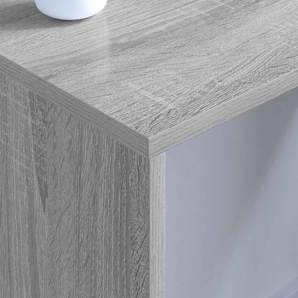 Væghængt skrivebord Grå Sonoma Konstrueret træ 80 x 45 x 30 cm