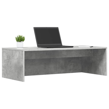 Væghængt skrivebord Beton Grå Konstrueret træ 100 x 45 x 30 cm