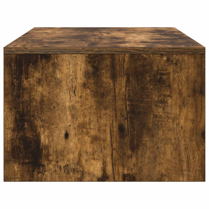 Væghængt skrivebord Røget eg Konstrueret træ 100 x 45 x 30 cm