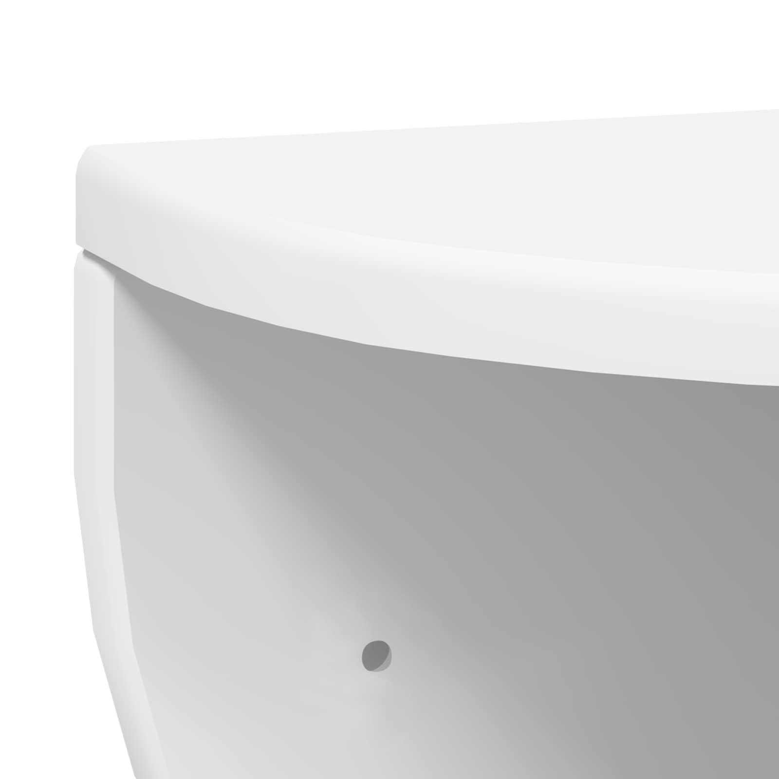 Væghylde Vægmonteret Hvid 38 x 19 x 19 cm Konstrueret træ