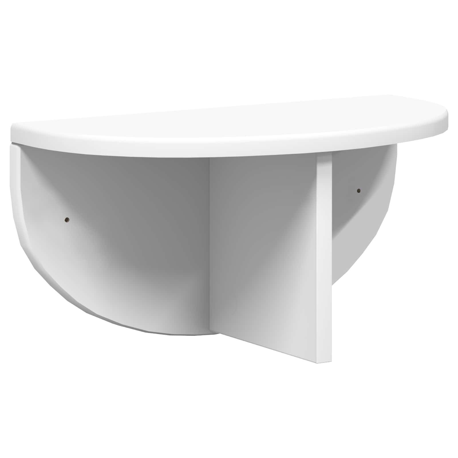 Væghylde Vægmonteret Hvid 38 x 19 x 19 cm Konstrueret træ