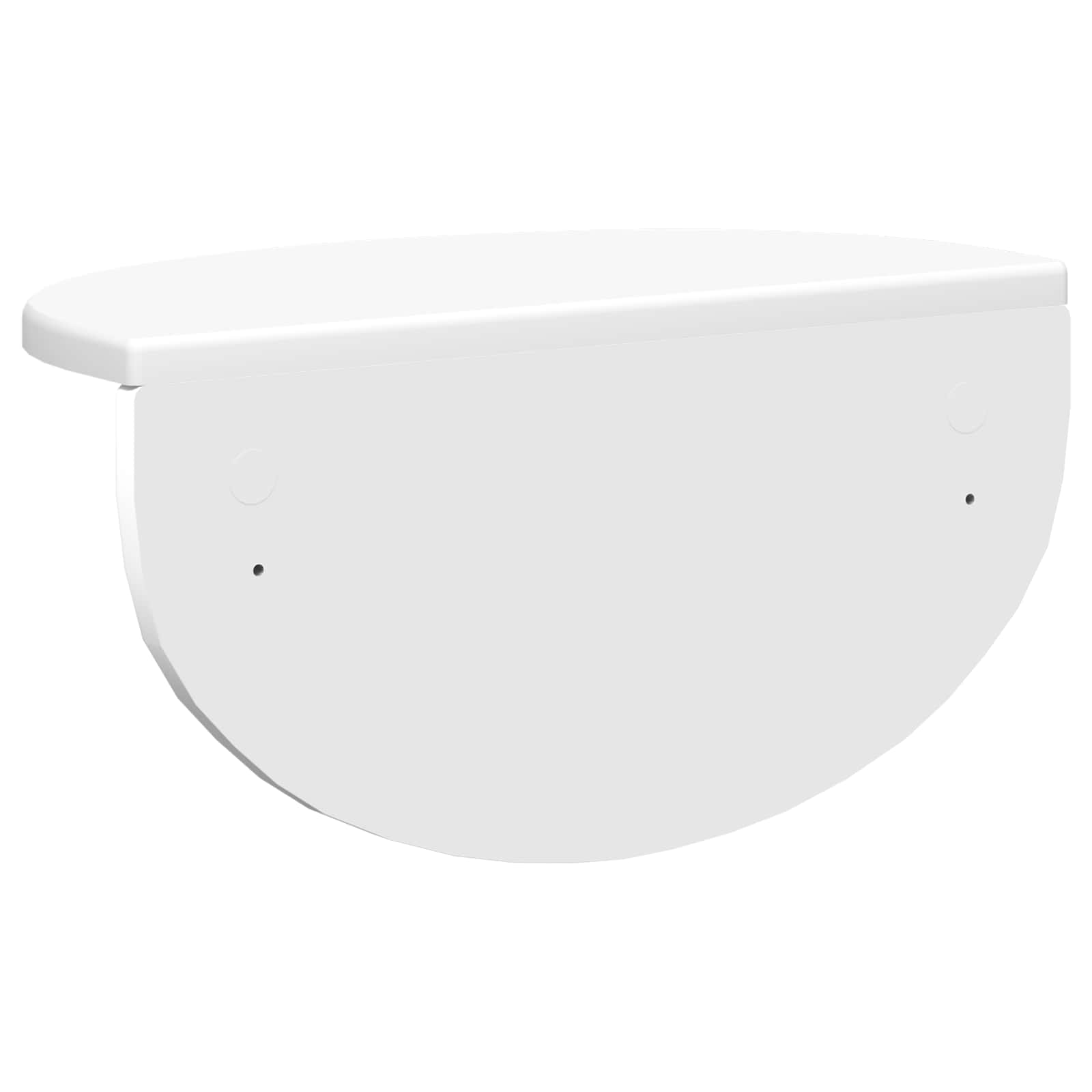 Væghylde Vægmonteret 2 pcs Hvid 38 x 19 x 19 cm Konstrueret træ