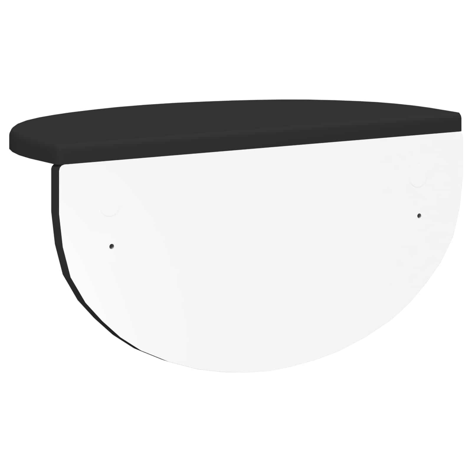 Væghylde Vægmonteret Sort 38 x 19 x 19 cm Konstrueret træ