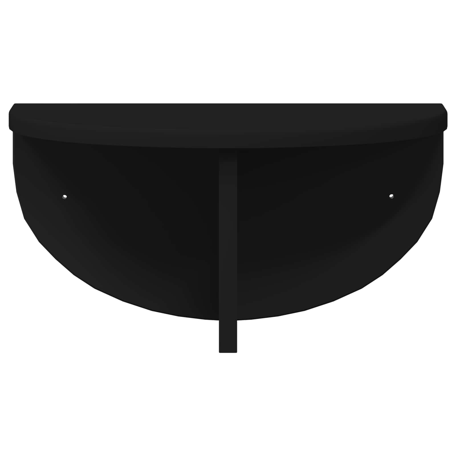 Væghylde Vægmonteret 2 pcs Sort 38 x 19 x 19 cm Konstrueret træ