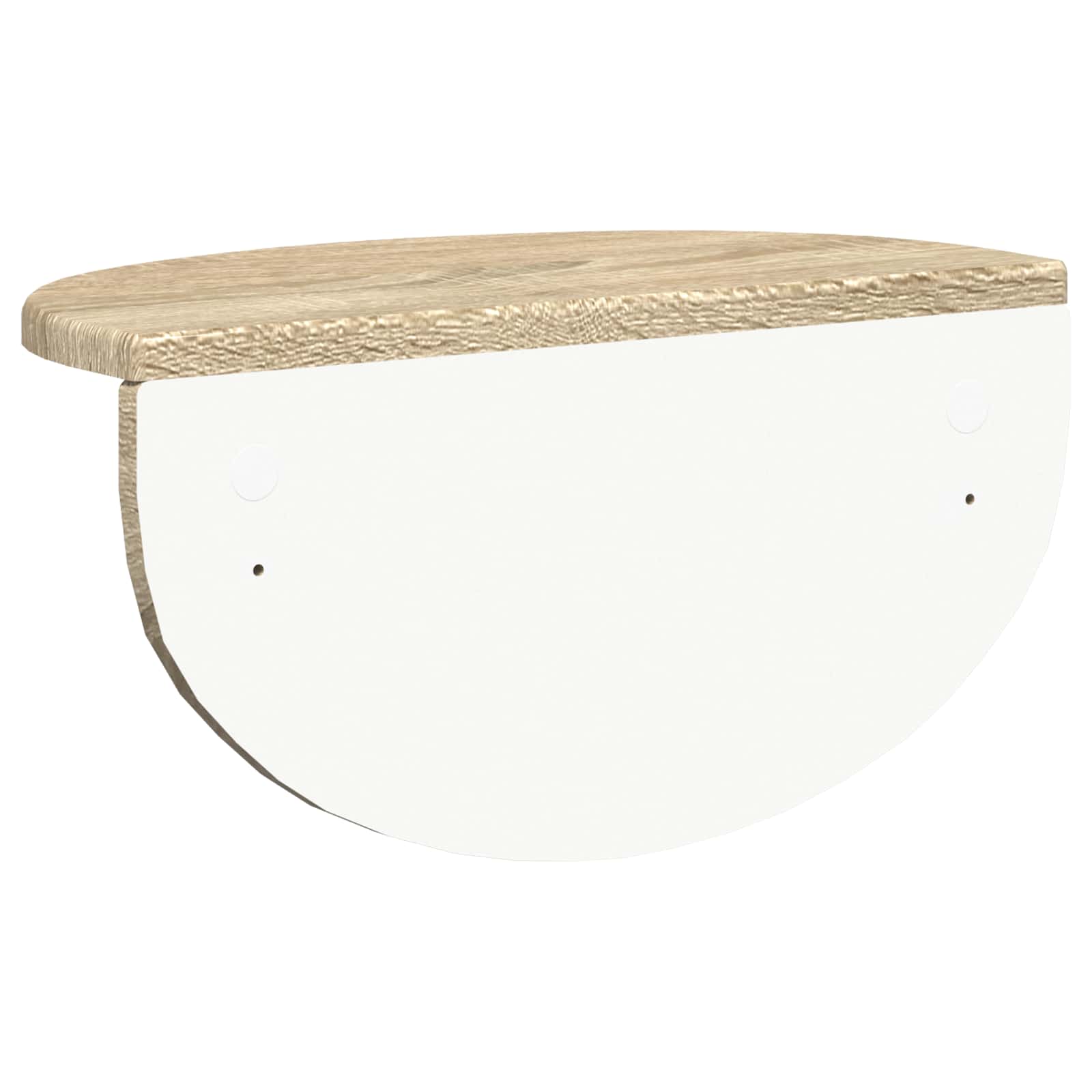 Væghylde 2 pcs Sonoma eg 38 x 19 x 19 cm Konstrueret træ