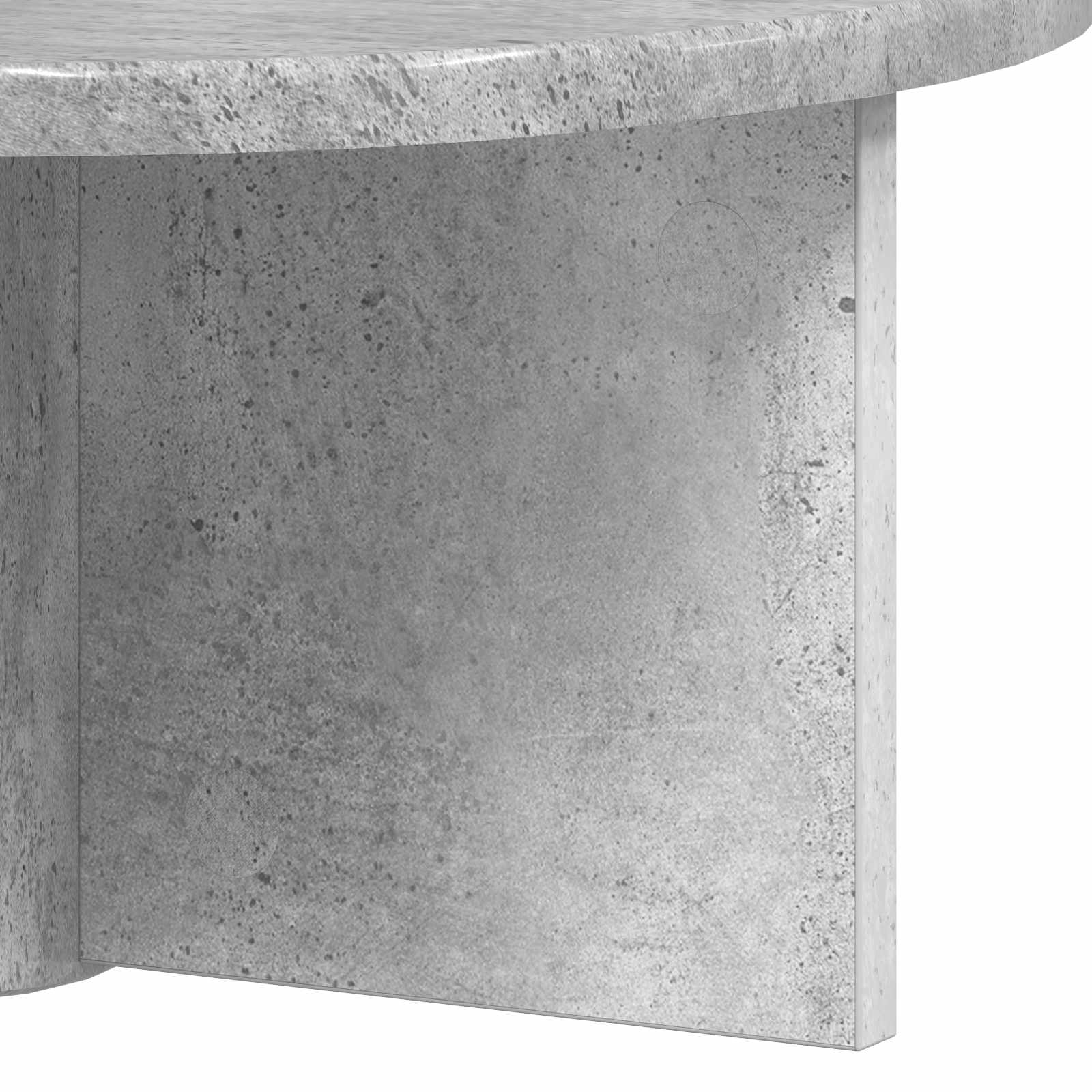 Væghylde Vægmonteret Beton Grå 38 x 19 x 19 cm Konstrueret træ