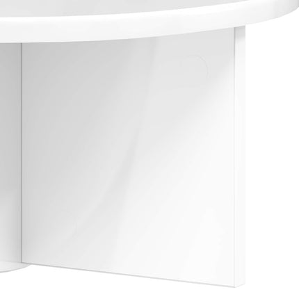 Væghylde Vægmonteret Høj gloss hvid 38 x 19 x 19 cm