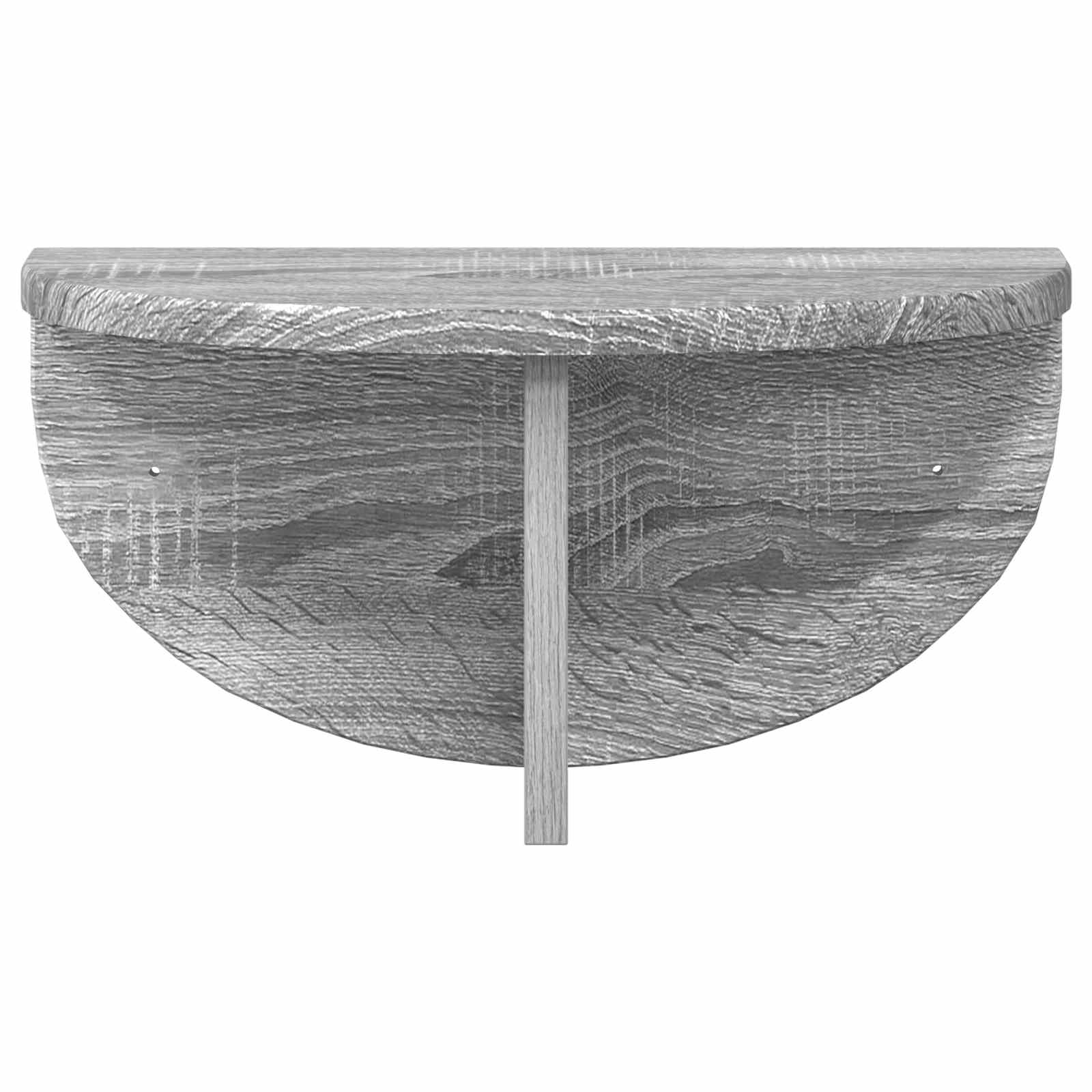 Væghylde Vægmonteret Grå Sonoma 38 x 19 x 19 cm Konstrueret træ