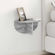 Væghylde 2 pcs Grå Sonoma 38 x 19 x 19 cm Konstrueret træ