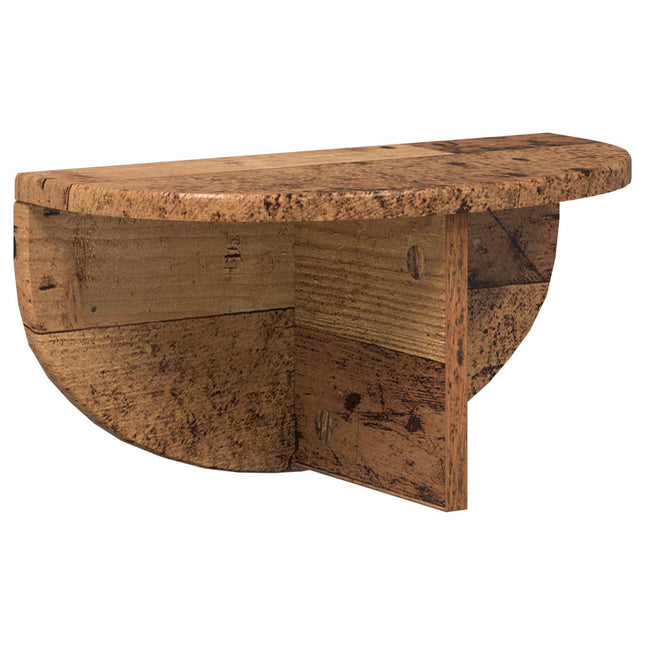 Væghylde Gammelt træ 38 x 19 x 19 cm Konstrueret træ