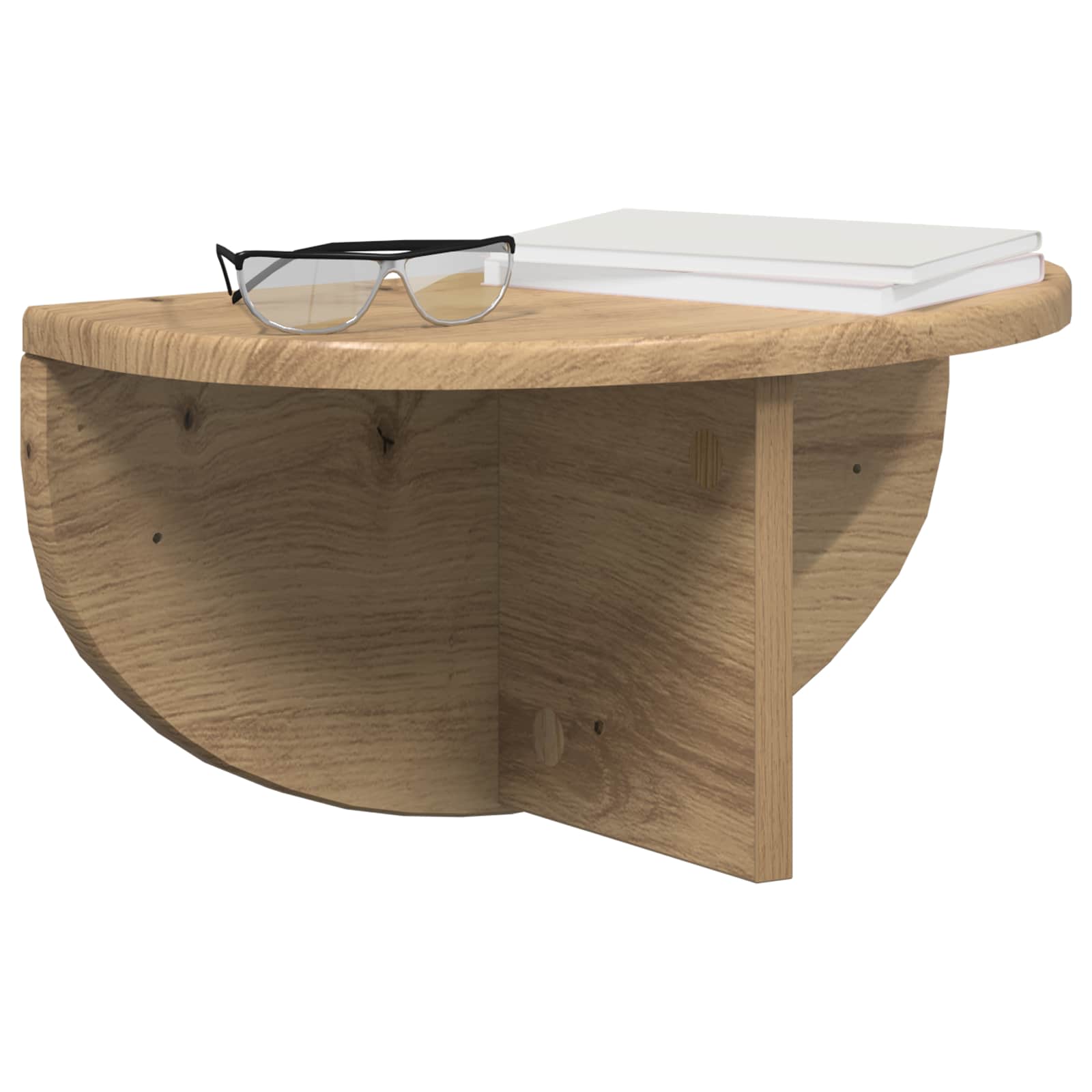 Væghylde 2 pcs Artisan Egetræ 38 x 19 x 19 cm Konstrueret træ