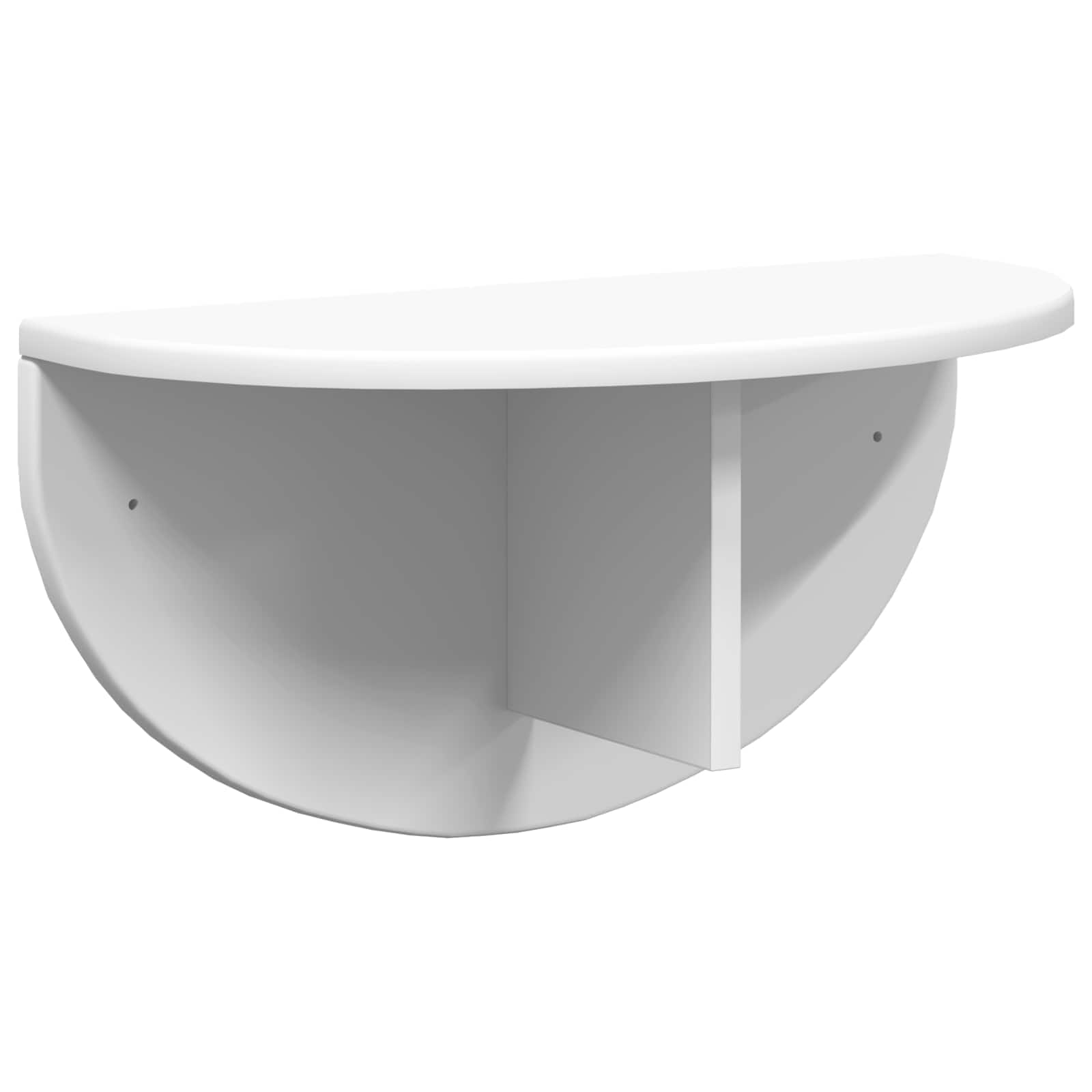 Væghylde Vægmonteret Hvid 38 x 19 x 19 cm Konstrueret træ