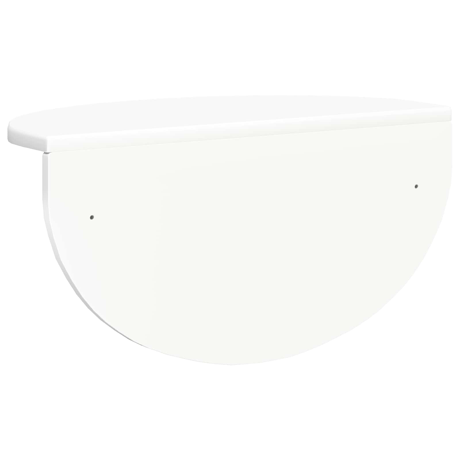 Væghylde Vægmonteret Hvid 38 x 19 x 19 cm Konstrueret træ