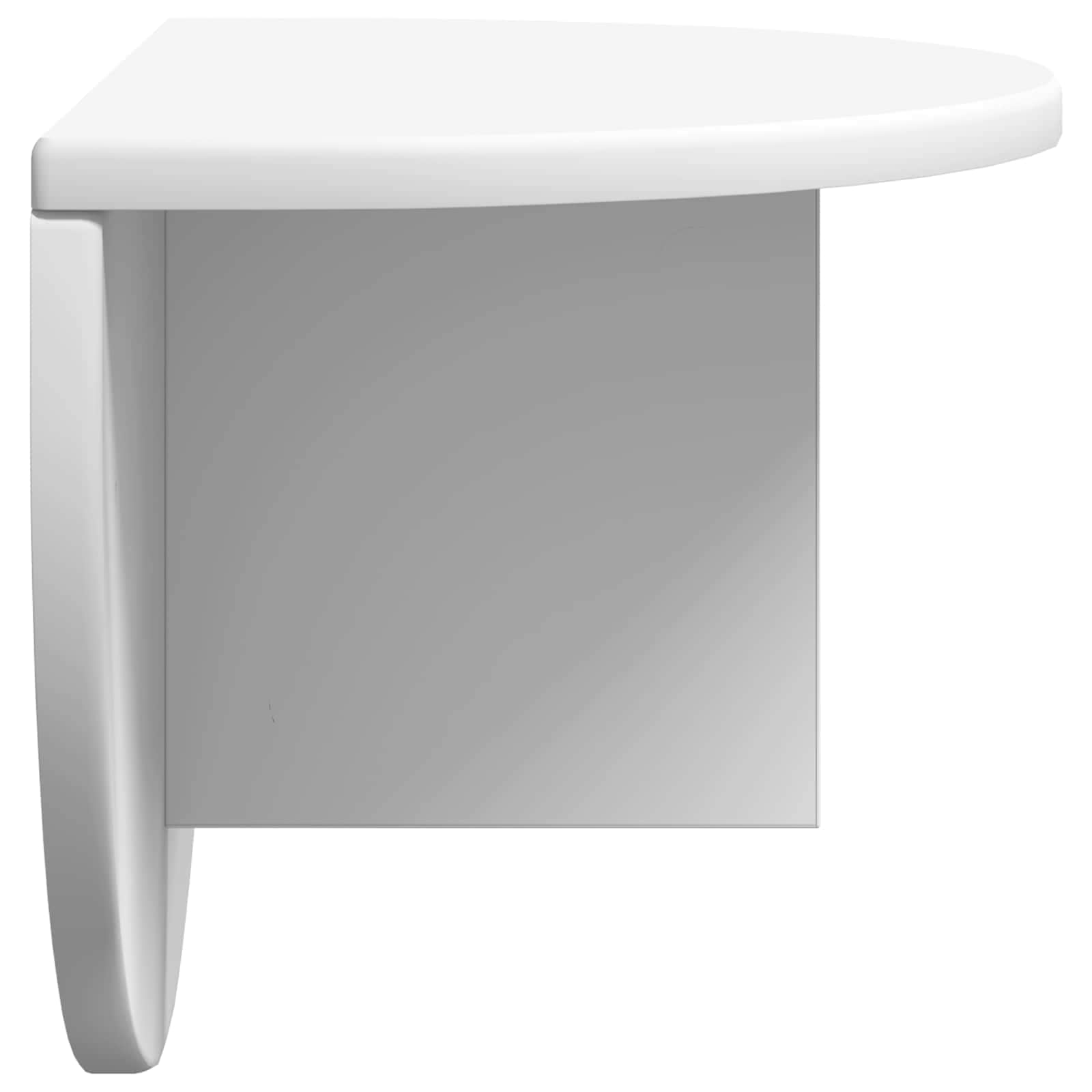 Væghylde Vægmonteret Hvid 38 x 19 x 19 cm Konstrueret træ