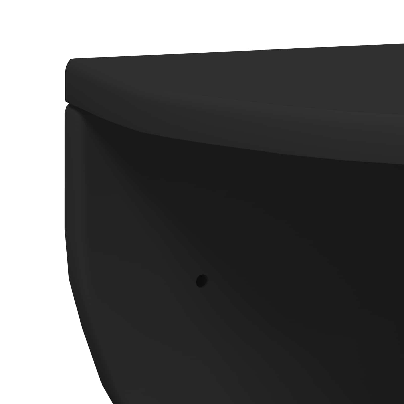 Væghylde Vægmonteret Sort 38 x 19 x 19 cm Konstrueret træ