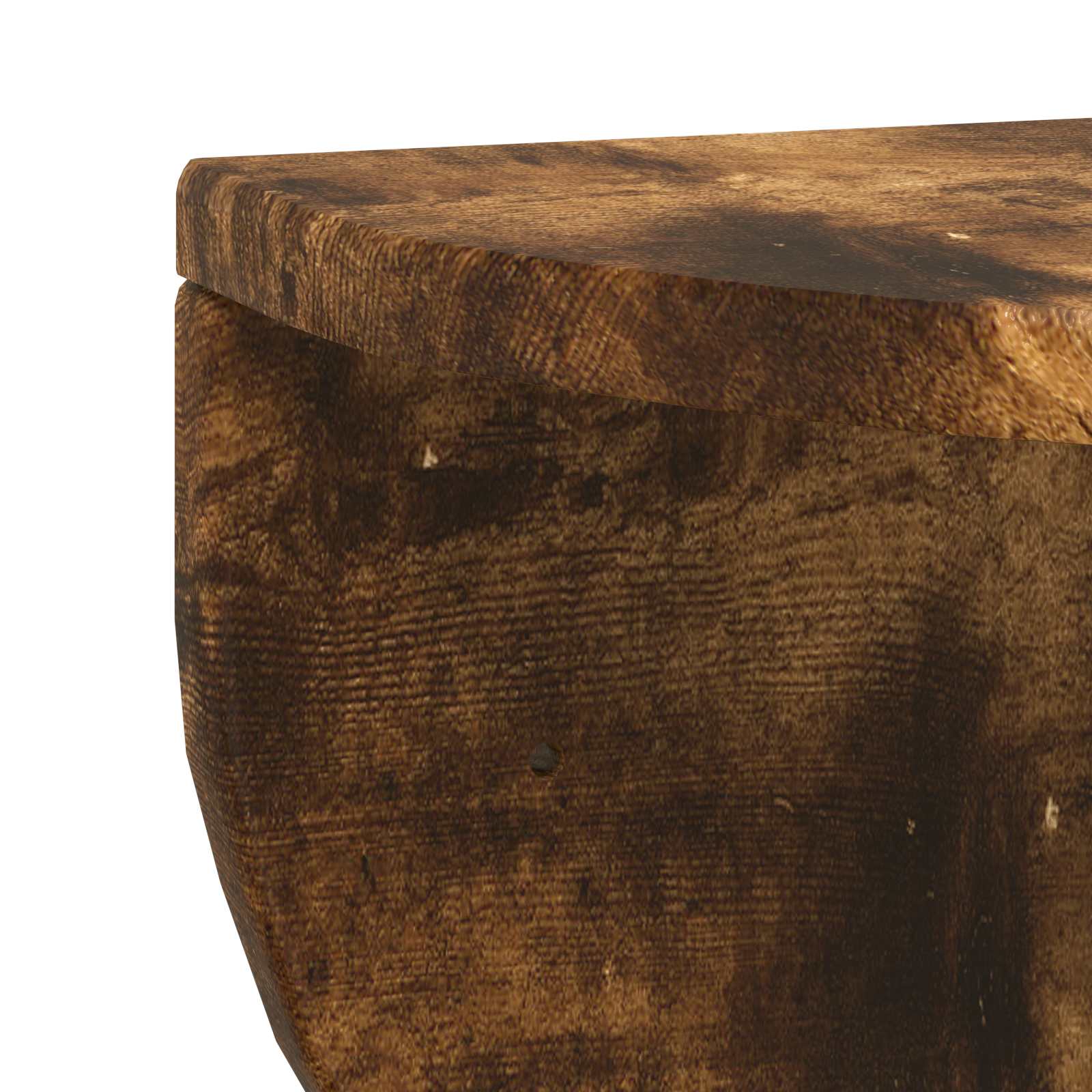 Væghylde Vægmonteret Røget eg 38 x 19 x 19 cm Konstrueret træ