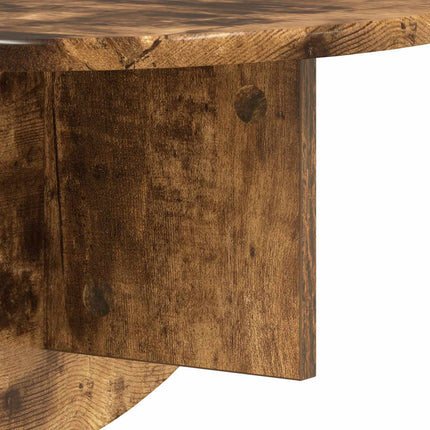 Væghylde Røget eg 48 x 24 x 24 cm Konstrueret træ
