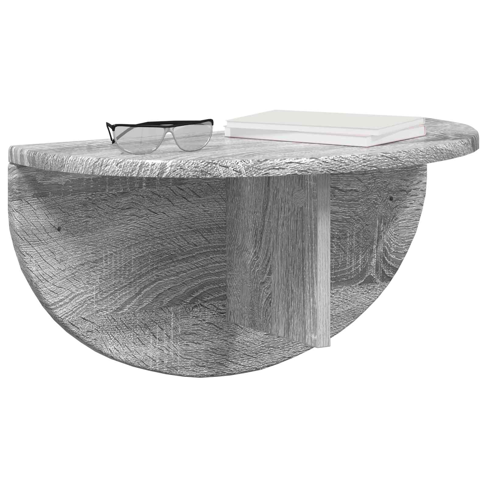 Væghylde Vægmonteret Grå Sonoma 38 x 19 x 19 cm Konstrueret træ