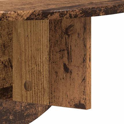 Væghylde 2 pcs Gammelt træ 48 x 24 x 24 cm Konstrueret træ