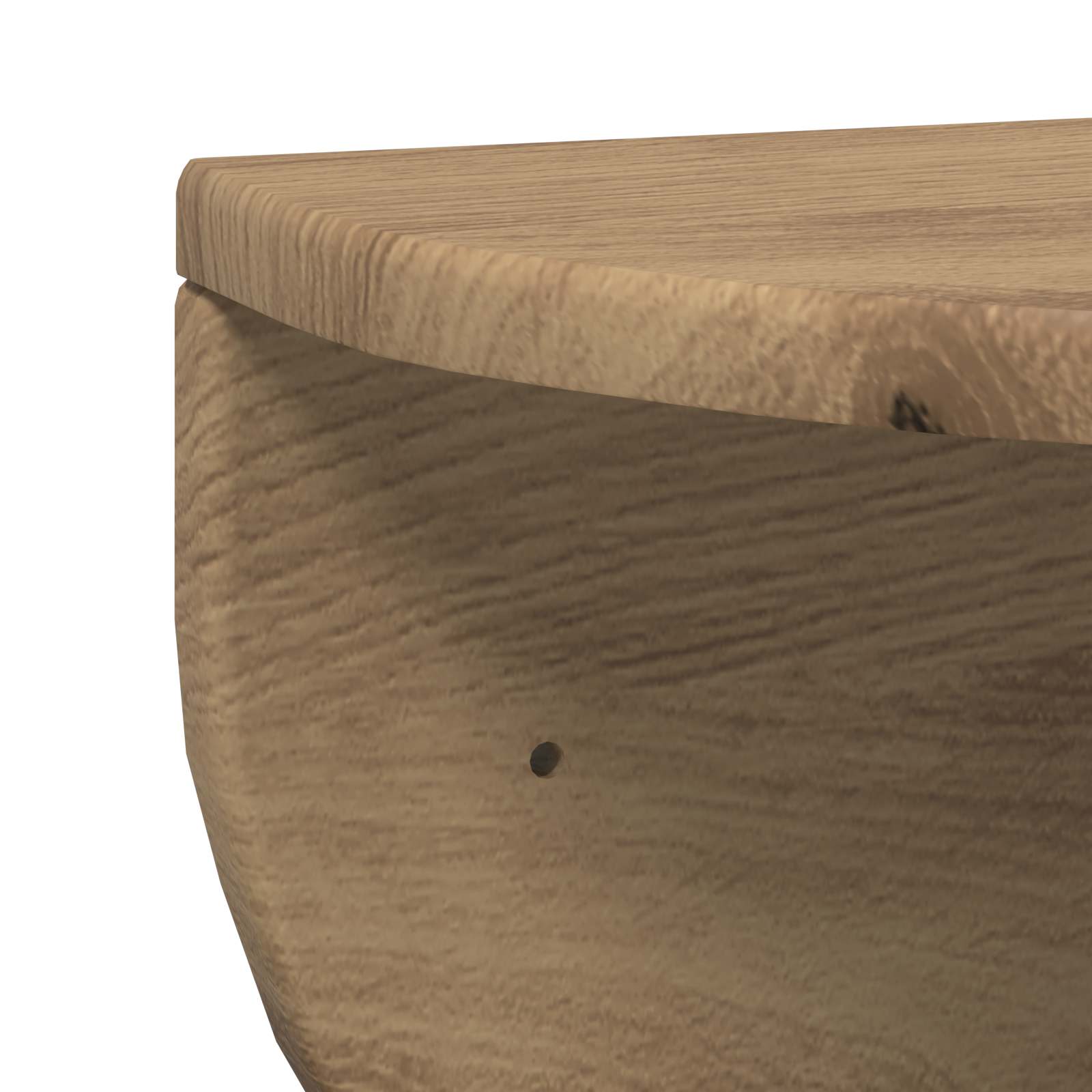 Væghylde 2 pcs Artisan Egetræ 38 x 19 x 19 cm Konstrueret træ