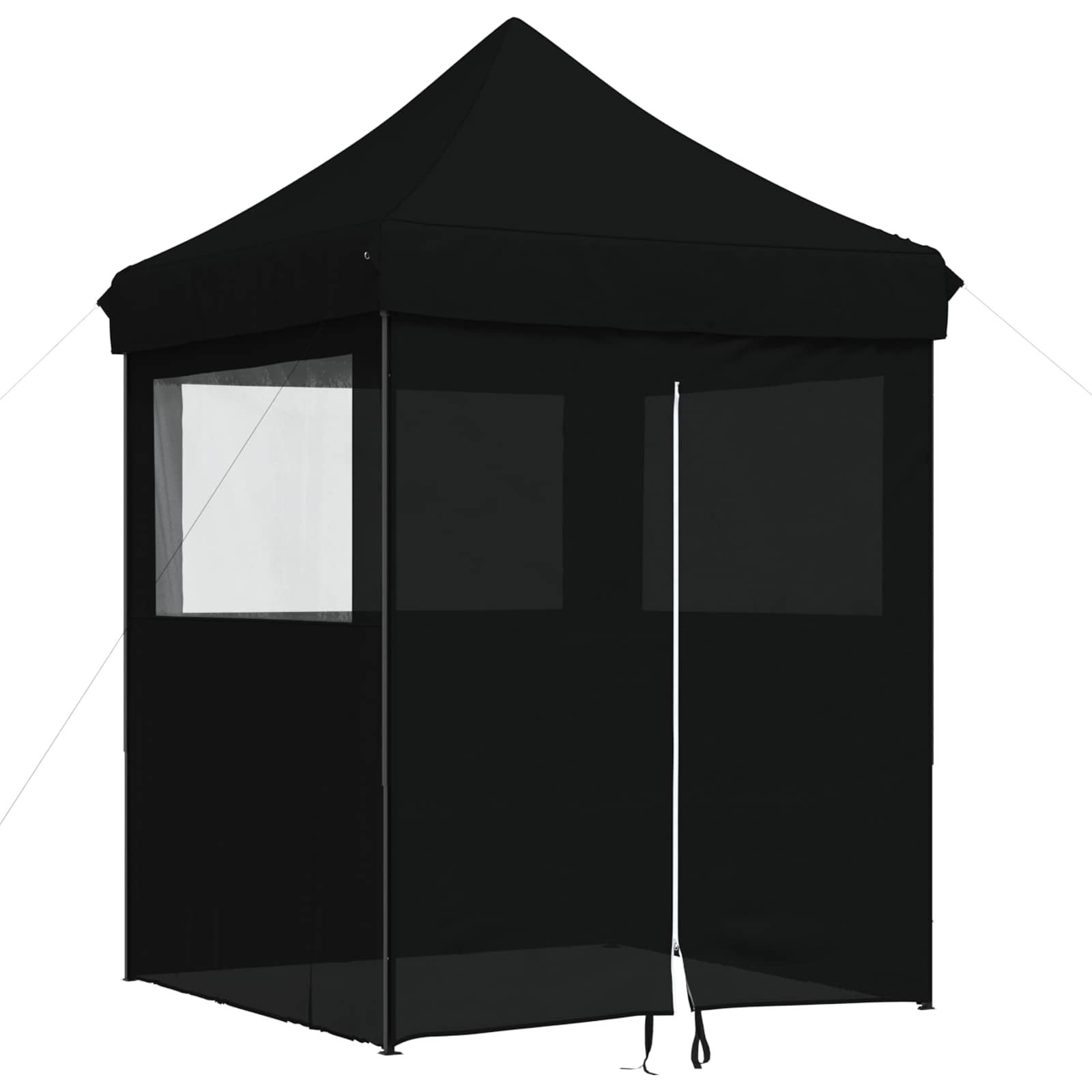 Party Tent Sort 200 x 200 x 306 cm Oxford stof