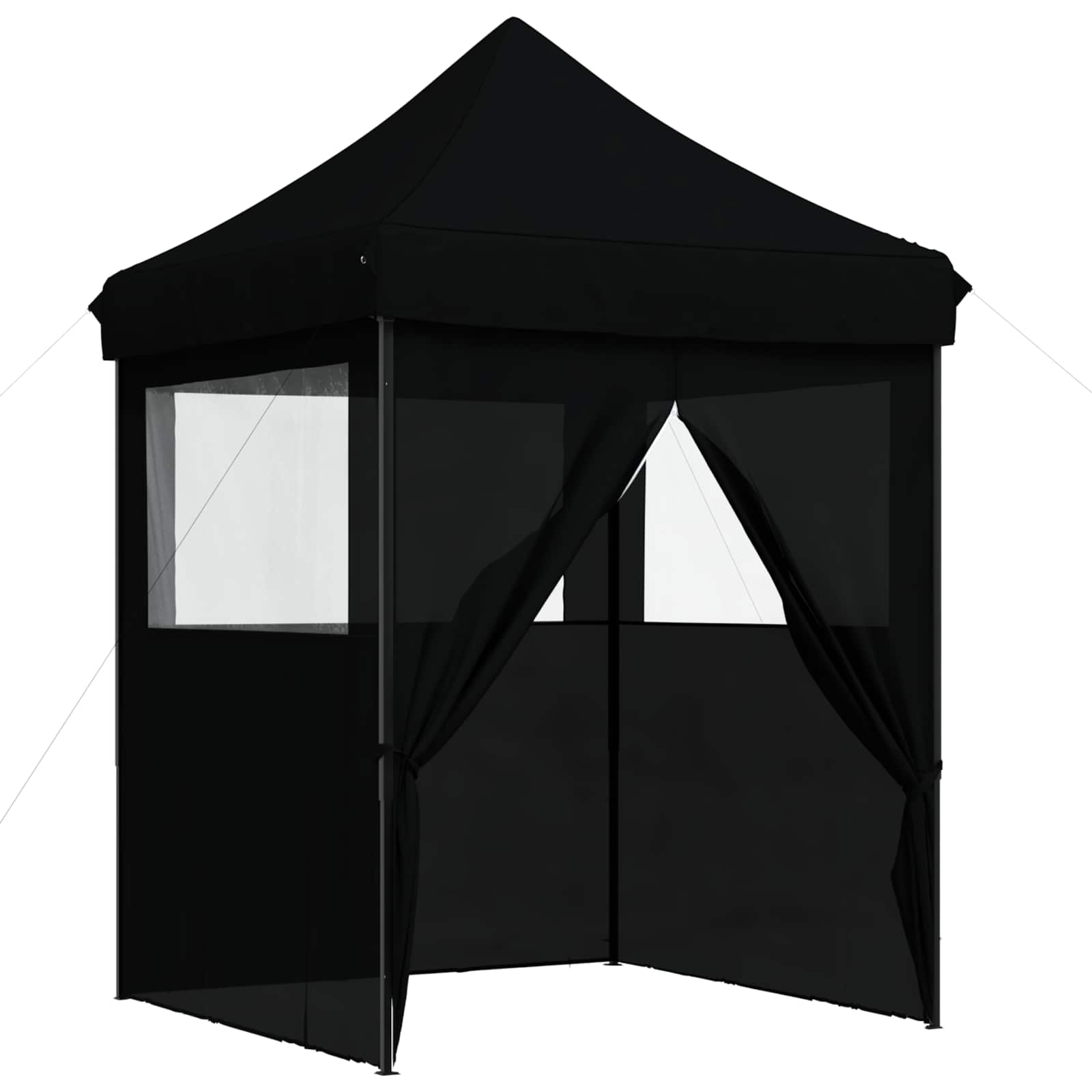 Party Tent Sort 200 x 200 x 306 cm Oxford stof