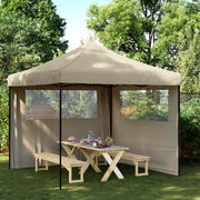 Party Tent Gråbrun 292 x 292 x 315 cm Oxford stof