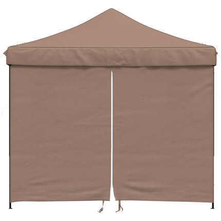 Party Tent 292 x 292 x 315 cm Brun Oxford stof