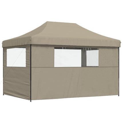 Party Tent Gråbrun 279 x 410 x 315 cm Oxford stof
