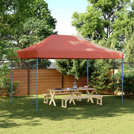 Party Tent Terrakotta 292 x 440 x 315 cm Oxford stof