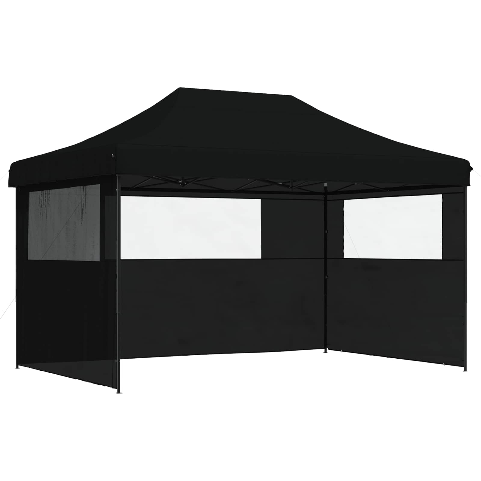 Party Tent Sort 292 x 440 x 315 cm Oxford stof