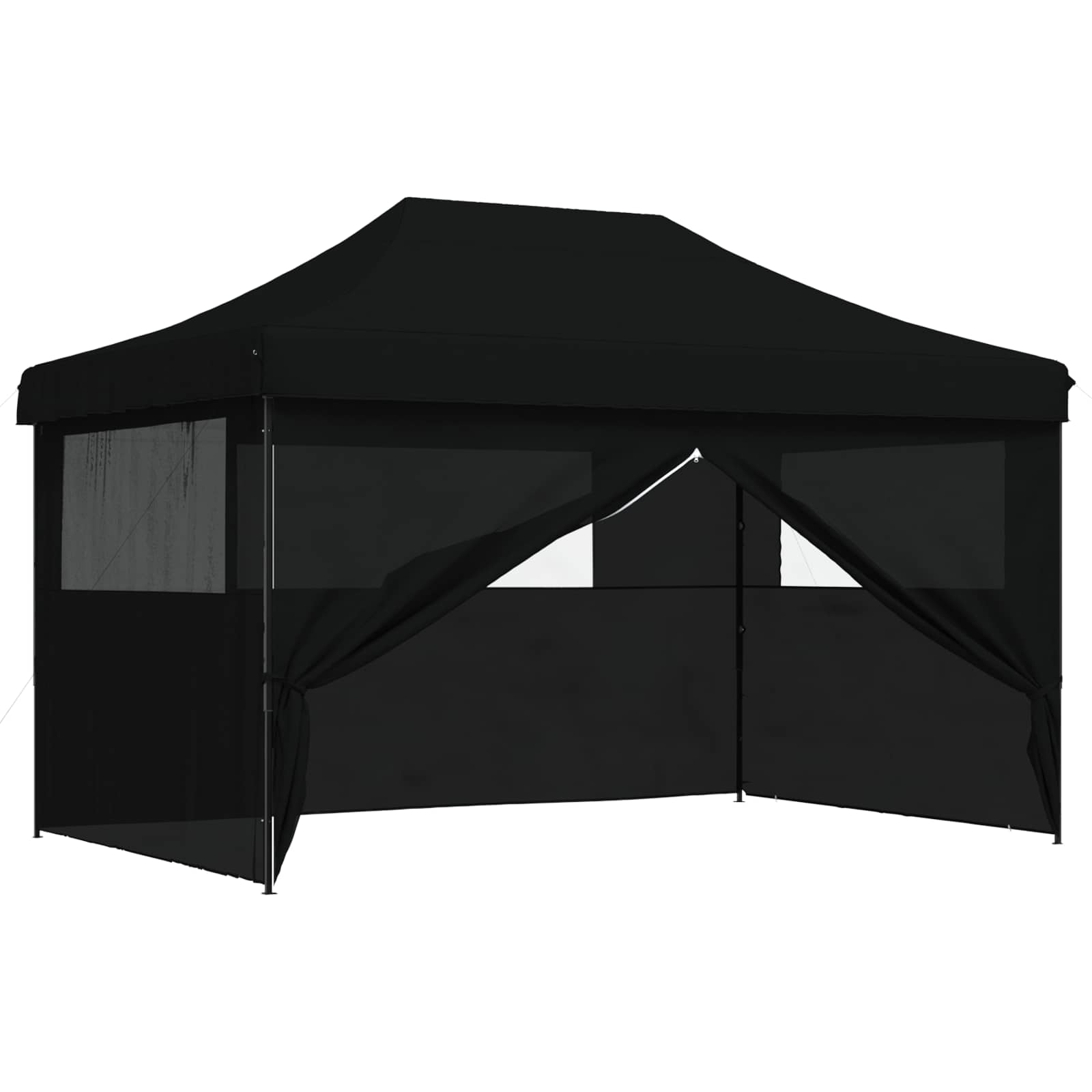Party Tent Sort 292 x 440 x 315 cm Oxford stof