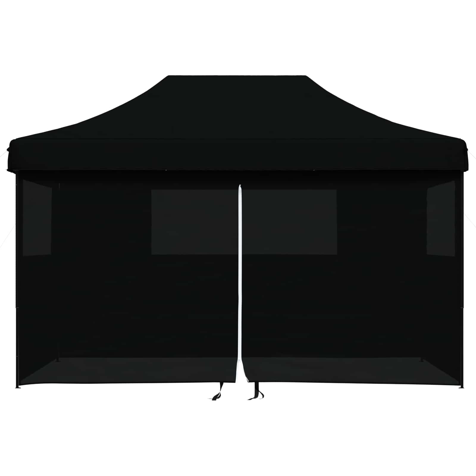 Party Tent Sort 292 x 440 x 315 cm Oxford stof