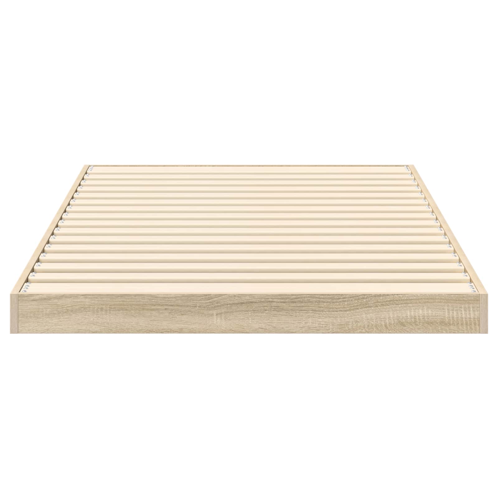 Gulv seng ramme Sonoma eg 90 x 200 cm Konstrueret træ