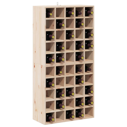 Vinfad 2 pcs Naturfarvet 56 x 25 x 56 cm Massiv fyrretræ