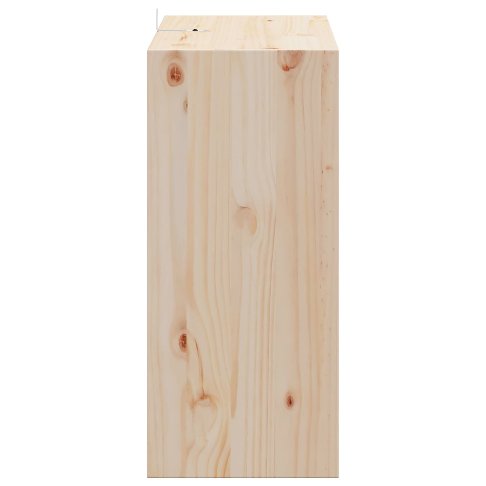 Vinfad 2 pcs Naturfarvet 56 x 25 x 56 cm Massiv fyrretræ