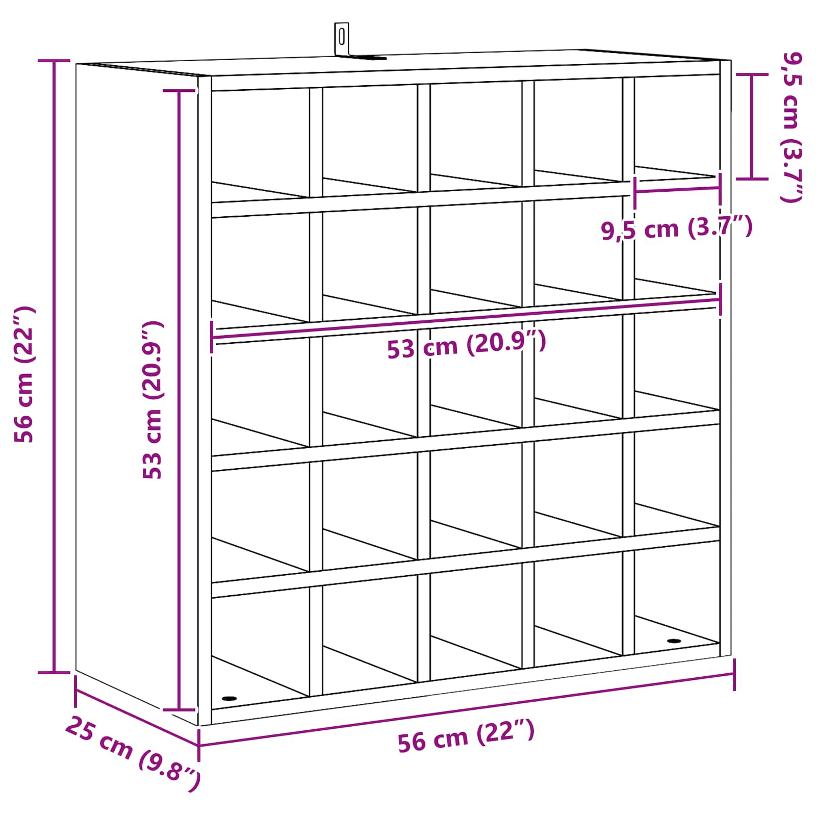 Vinfad 2 pcs Naturfarvet 56 x 25 x 56 cm Massiv fyrretræ